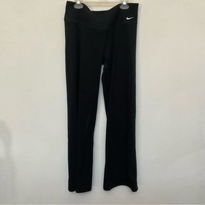 Nike Women's Dri Fit Cotton Training Pants Black Size Medium Short Inseam